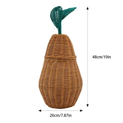 Storage Basket  Hand Woven Storage Basket Storage Basket for Bathroom Bedroom - Image 1 of 4