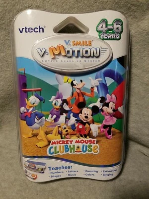 Vtech V Smile Motion Active Learning System Mickey Mouse Club House Ages NIP B12 - Image 1 of 2