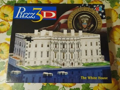 Puzz3D La Casa Bianca - Hasbro MB - Vintage - Immagine 1 di 3