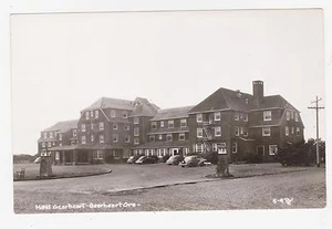 RPPC, Gearheart, Oregón, Gearheart Hotel, condado de Clatsop, papel ECC, c. 1945-50 - Imagen 1 de 1