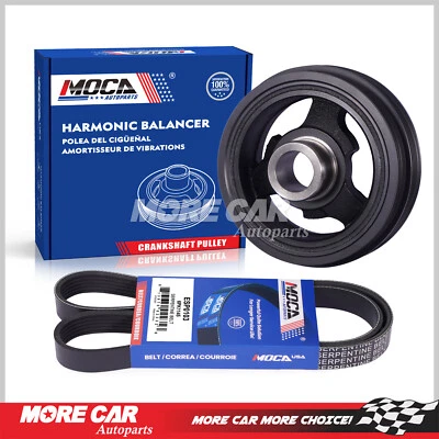 Equilibrador armónico y cinturón serpentino para Ford Explorer Police Mazda 6 CX-9 V6 Foto 1 de 4