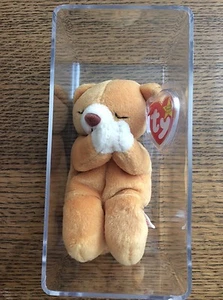 TY BEANIE BABYS HOFFNUNG BETENDER BÄR GEBOREN 23. MÄRZ 1998 HAT DREI ETIKETTFEHLER - Bild 1 von 8