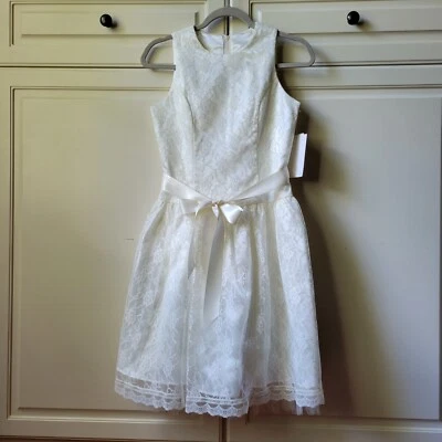 Nwt Jessica McClintock Girls 16 Tulle Skirted Sleeveless Brides Maid Dress USA - Image 1 of 4