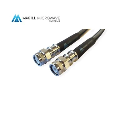 TNC Male to TNC male Cable Low Loss Coaxial RG214 LSZH Military Spec M17 RF Flex - Image 1 of 4