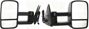 Towing Mirrors Power Heated Side View Mirrors for 03-07 Chevy GMC Trucks - Pair - Picture 1 of 3
