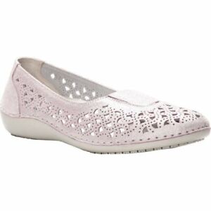 Propet Women's Cabrini Slip-on Flat Shoes Women's Shoes, medium pink, Size 11.0