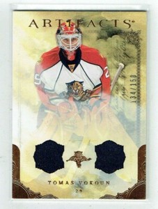 10-11 UD Upper Deck Artifacts  Tomas Vokoun  /150  Dual Jerseys