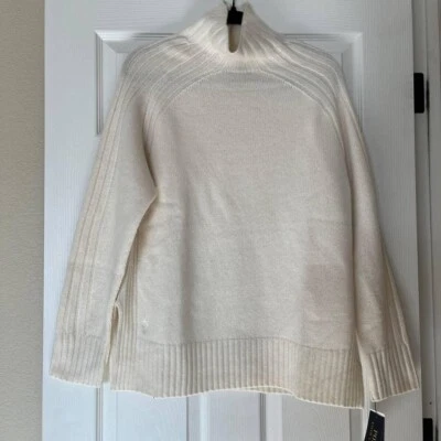 Женские джемперы Polo Ralph Lauren кремовые 90% итальянская шерсть 10% кашемир размер XS TP - Изображение 1 из 4