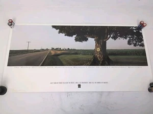 Vtg Rare Harley-Davidson 90th Anniversary Reunion Celebration Poster 39"X19.5" - Picture 1 of 5