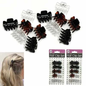 20 Pc Mini Hair Claw Clips Kids Adult Hairstyles Strong Grip Multifunction Clamp - Picture 1 of 1