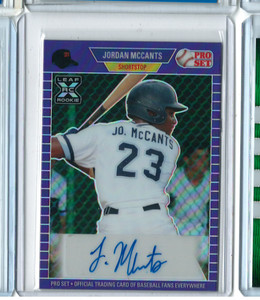 2021 Leaf Pro Set Jordan Mccants Purple RC Auto 5/25!