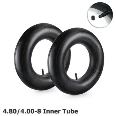 2Pcs 4.80/4.00-8 Inner Tube 4.00-8 4.80-8 480/400-8 Wheel barrow Tillers Tires - Image 1 of 4