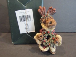 Boyds Bears & Friend MANHEIM EL ALCE CON CORONA Adorno de Navidad - Imagen 1 de 6