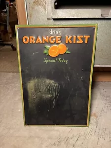 Vintage Orange Kist Soda Sign - Picture 1 of 2
