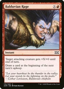 Balduvian Rage x4 4x FOIL Double Masters casi nuevo como nuevo Magic The Gathering - Imagen 1 de 1