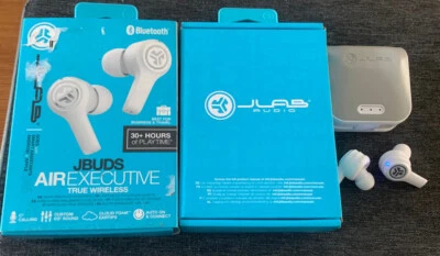 Jlab JBuds Air Executive Wireless Bluetooth Headphones Earbuds- Excellent Cond. - Image 1 of 2