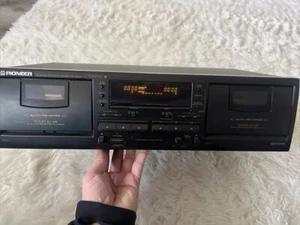 Pioneer CT-W770 Dolby B&C Double Cassette Deck  - Untested Stereo Recorder - Picture 1 of 13