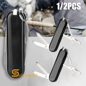 3 in 1 Folding knife  Army Knife Mens pocket knife Camping Mini Survival Tool US - Picture 1 of 13