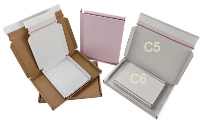 MEG4TEC PEEL & SEAL ROYAL MAIL PIP C5 C6 LARGE LETTER CARDBOARD POSTAL MAILING BOXES
