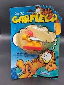Playmates 1991 Modellino Windup stravagante RACIN' GARFIELD Bandai - Foto 1 di 7