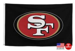 San Francisco 49ers Flag 3x5 Banner 3 X 5 Football New USA Red Niners Man Cave - Picture 1 of 6