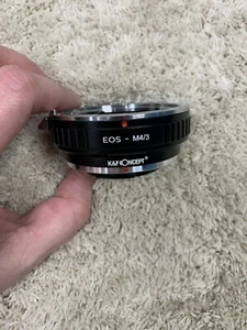 K&F Concept Lens Adapter KF06.090 EOS-M4/3 NEW, Open - Picture 1 of 4