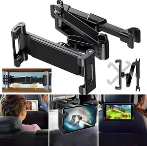 360° Car Back Seat Headrest Mount Tablet Holder for 4.7-12.9" iPad Phone Samsung - Picture 1 of 12