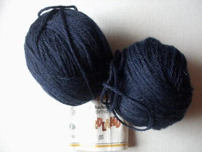 Schachenmayr nomotta "Nordland", dunkelblaue reine Schurwolle, ca. 190g neu - Bild 1 von 2