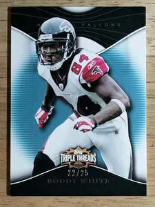 Topps Triple Threads Sapphire #60 2009 Roddy White - Imagen 1 de 2