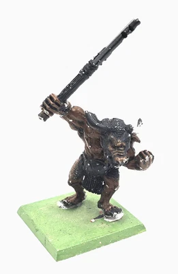 Minotauro Caos Beastmen Warhammer Fantasy metallo vintage classico dipinto - Immagine 1 di 2
