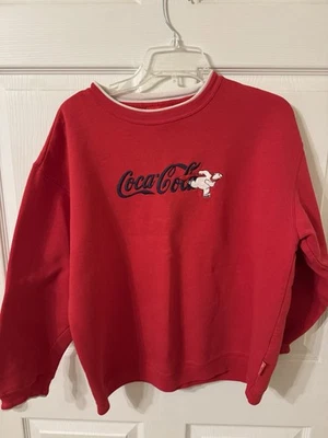 SUDADERA OSO PATINAJE COCA-COLA VINTAGE DAMAS TALLA XL Foto 1 de 4