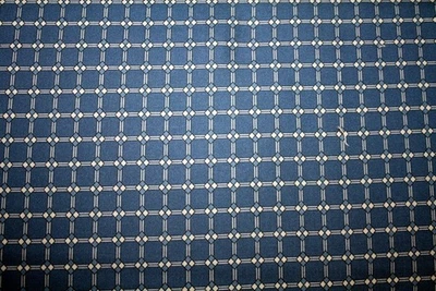 NUVEAU IN BLUE AND GRAY FOR SMITHSONIAN BY MARCUS BROTHERS - 100% COTTON FABRIC - Image 1 of 3