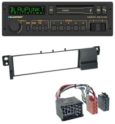Blaupunkt USB DAB Bluetooth MP3 Autoradio für BMW 3er E46 (Rundpin, ab 1998) - Bild 1 von 4