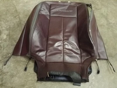 Cubierta trasera de asiento de cuero platino para conductor delantero izquierdo para Ford Expedition 15 16 17 Foto 1 de 4