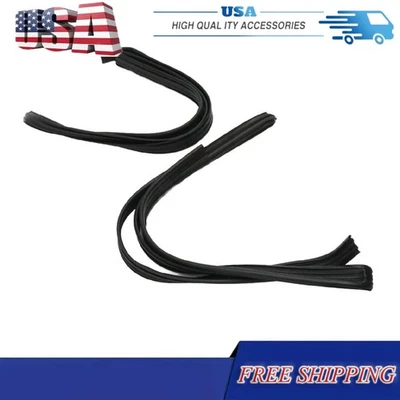 For 1991 92-1997 Toyota Land Cruiser RH LH Set Front Door Glass Run x2 - Изображение 1 из 4