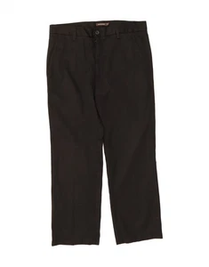 Pantalones chinos rectos DOCKERS para hombre W33 L30 algodón negro DD99 - Imagen 1 de 4
