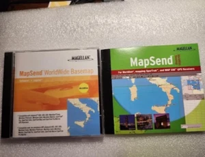 Magellan Mapsend Worldwide Basemap Software V1.10a For Meridian Marine GPS - Picture 1 of 4