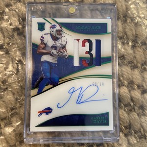 2020 immaculate Gabriel Davis RPA 10/14