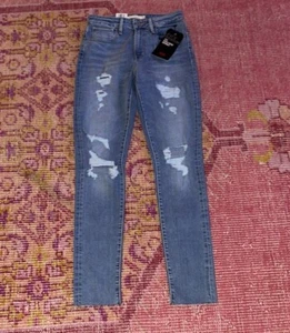 Levi’s Premium 721 High Rise Skinny Distressed Jeans Gr. 27 Neu mit Etikett - Bild 1 von 7