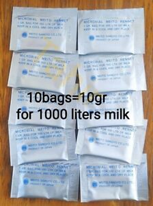 Meito Rennet pepsin 10 bag=10gr=1000l milk. Rennet for Cheese making cheese form