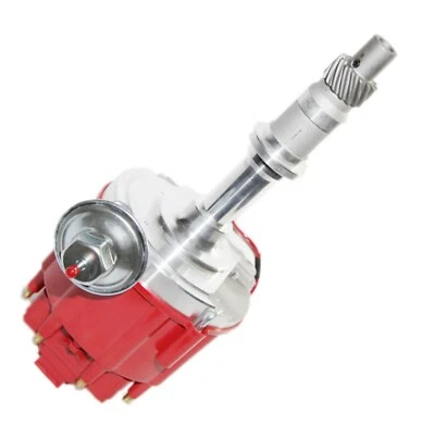 For Pontiac 301 326 389 400 421 428 455 V8  E-Z HEI One Wire Distributor Red - Image 1 of 4
