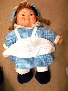 1993 House Of Lloyd 22" Blue Apple Cheek Scottish Twins Abigail~CLOTHS*N*CLEANED - Picture 1 of 11