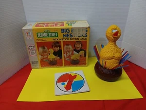 Vintage 1977 Milton Bradley Sesamstraße Big Birds Nesticks Spiel 4741 - Bild 1 von 24