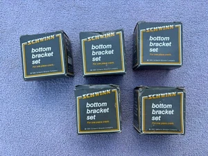 Schwinn Bottom Bracket Set One Piece Crank 94 301 Lot Of 5 Sets In Original Box - Picture 1 of 5