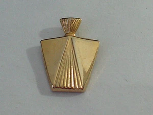 Perfume Bottle Pin, Goldtone, Lapel Pin, Tie Tack - Picture 1 of 3
