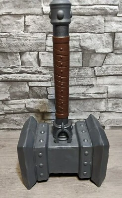 World Of Warcraft 15.5" DOOM HAMMER Halloween Juegos con disfraces Juguete utilería Medieval Thor Foto 1 de 4