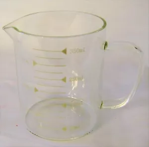 Borosilicate glass beaker with handle tea coffee mug cup cover science geek gift - Picture 1 of 8