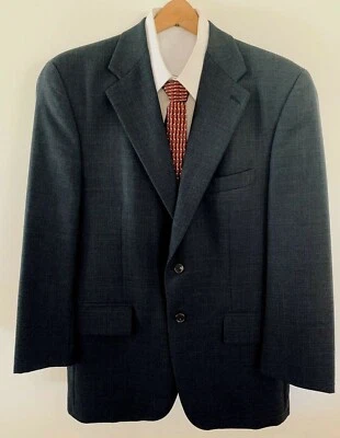 Abrigo deportivo vintage Ralph Lauren (etiqueta azul) 2 botones para hombre 40R azul marino Dillards Foto 1 de 4