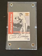 Otto Graham AUTOGRAPHED  1999 Fleer Sports Illustrated Card Hall of Fame Fleer