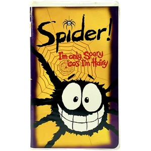 Spider! I'm Only Scary 'cos I'm Hairy (1992) - VHS - Musical Animation Movie - Picture 1 of 4
